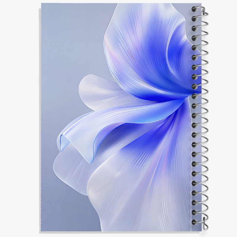 دفتر نقاشی 50 برگ خندالو طرح دکوراتیو رنگ آبی کد F7487