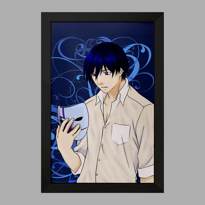 تابلو خندالو مدل هی انیمه تاریک تر از سیاهی Darker Than Black  کد 22556