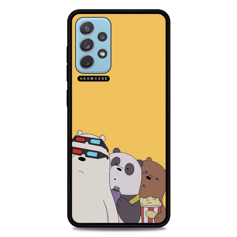 کاور آکام مدل AMCWSGA72-BARE BEAR9 مناسب برای گوشی موبایل سامسونگ Galaxy A72
