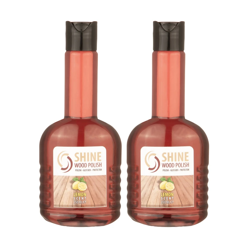 براق کننده و پولیش واکس چوب شاین مدل A.777 حجم 250 میلی لیتر بسته 2 عددی