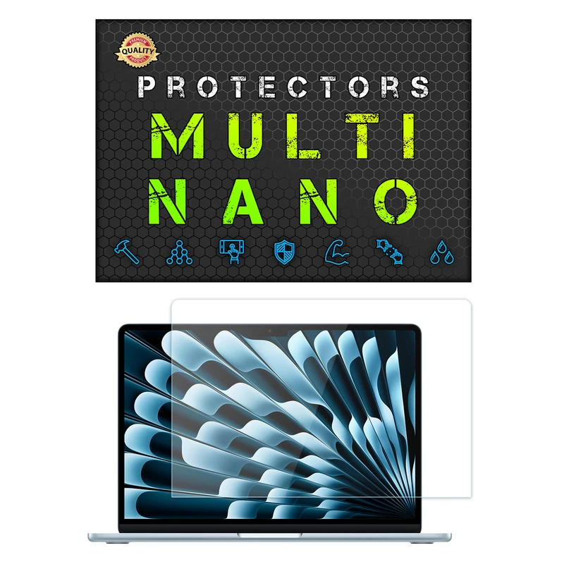 محافظ صفحه نمایش شفاف مولتی نانو مدل X-S1N مناسب برای لپ تاپ اپل MacBook Air 13 M4 13.6 inch 2025