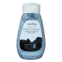 ژل اسکراب صورت و بدن سادور مدل Active Charcoal مناسب برای انواع پوست وزن 300 گرم