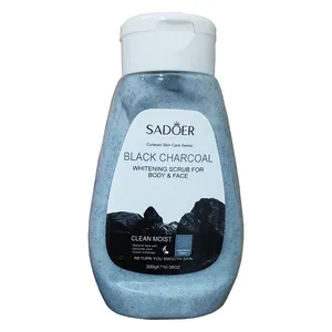 ژل اسکراب صورت و بدن سادور مدل Active Charcoal مناسب برای انواع پوست وزن 300 گرم