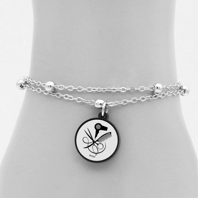 پابند زنانه ناکسیگو مدل شب تاب طرح آرایشگری کد LB7460