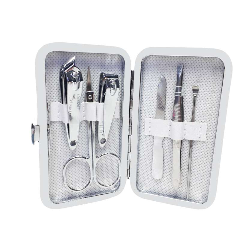 ست مانیکور طرح تک شاخ کد 01 بسته 6 عددی
