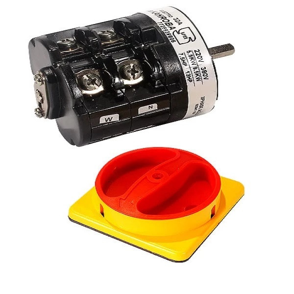 کلید گردان سلکتوری سه فاز تابلو 3 فاز آسانسور کهربا مدل یکطرفه قفل شو 32 امپر کلید گردان سلکتوری سه فاز تابلو 3 فاز آسانسور کهربا مدل یکطرفه قفل شو 32 امپر