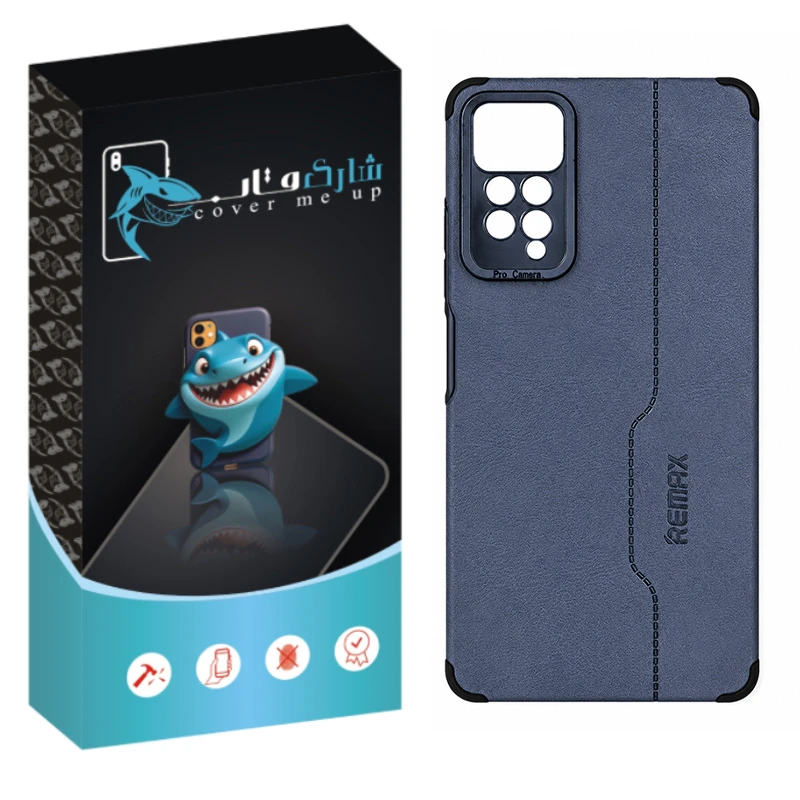 کاور شارک قاب مدل چرم RM مناسب برای گوشی موبایل شیائومی Redmi Note 11 Pro 4G / Note 12 Pro 4G