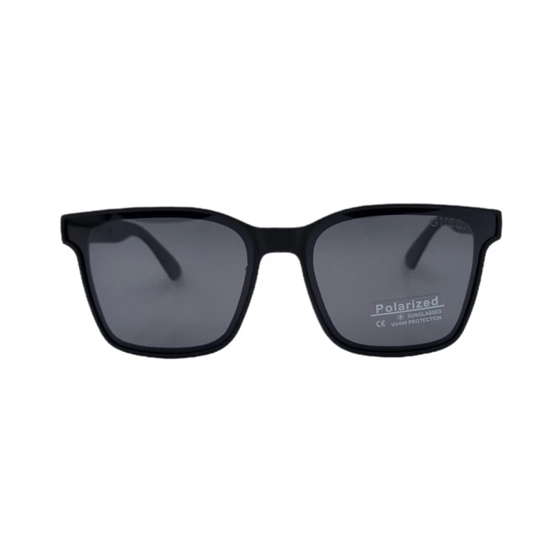 عینک آفتابی زنانه و مردانه مربعی پلاریزه UV 400 مدل PM 21118