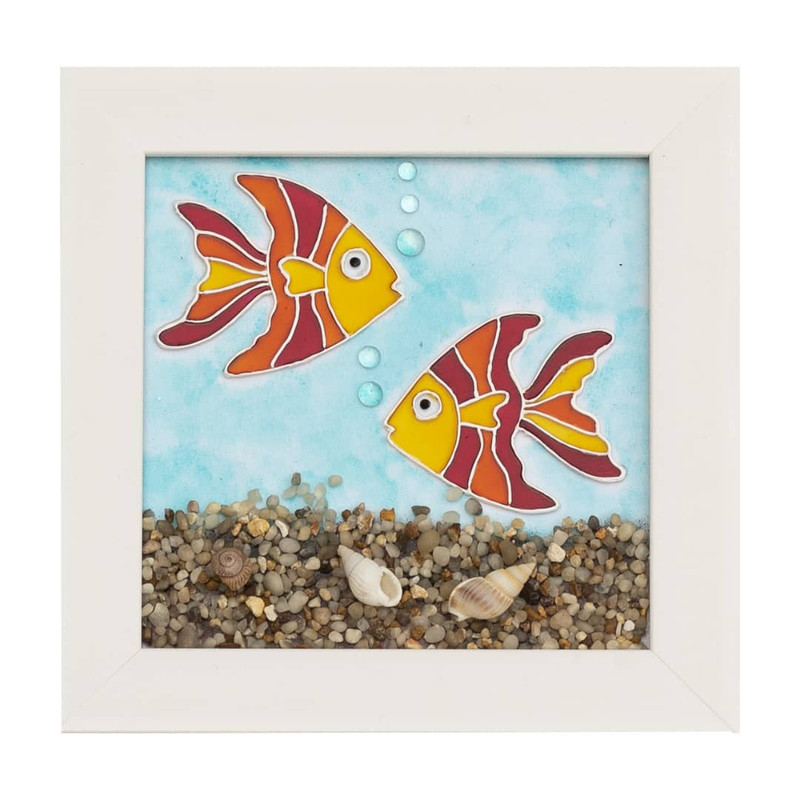 تابلو ویترای طرح ماهی کد 234