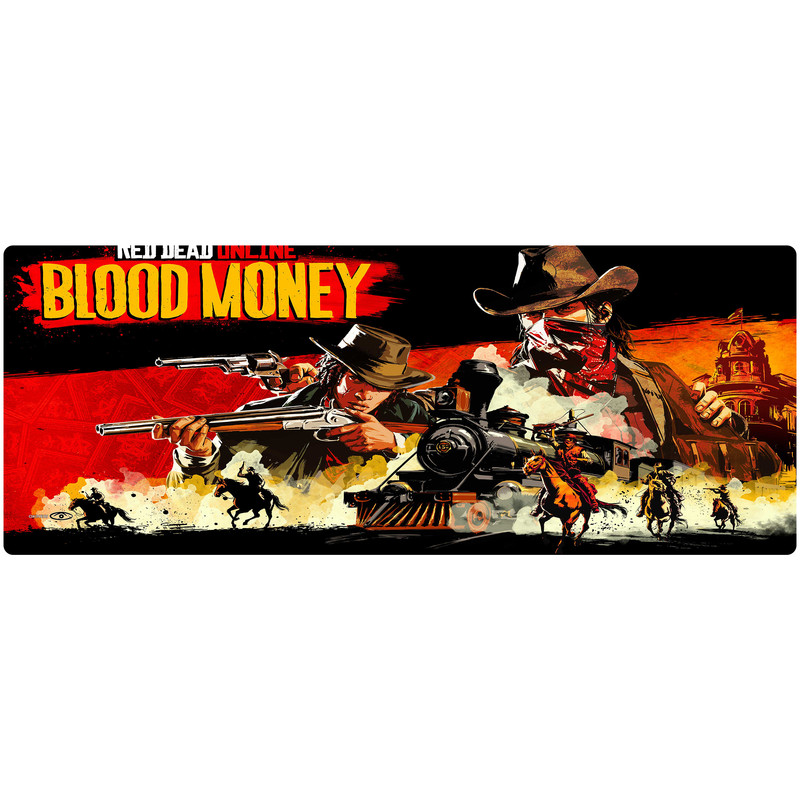 ماوس پد مخصوص بازی اوکینری مدل MPX0078 طرح Red Dead