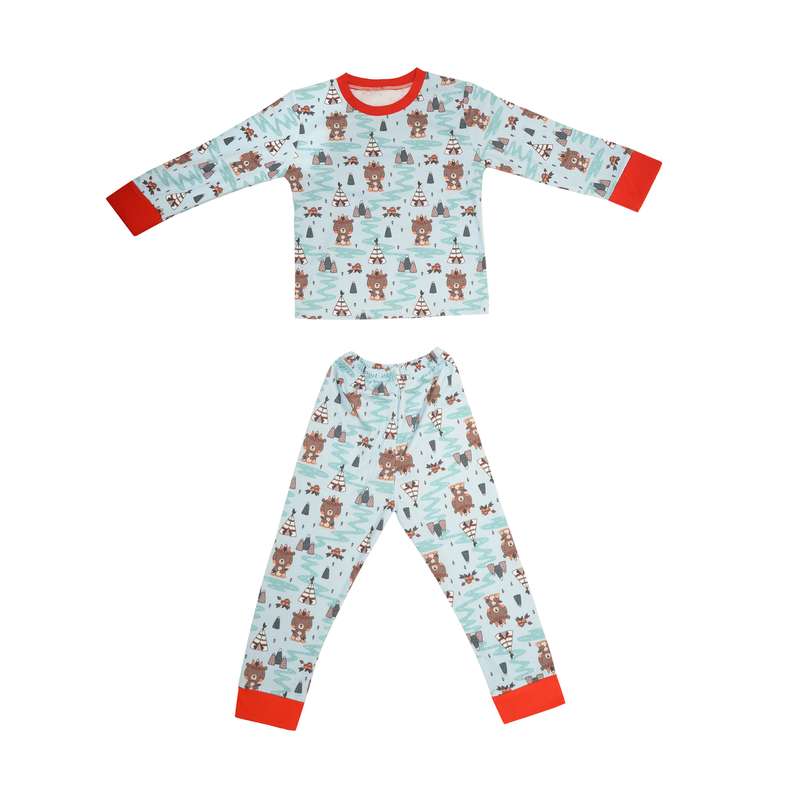 ست تی شرت و شلوار پسرانه مدل سرخ پوست