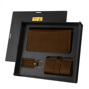 ست هدیه چرم عطارد مدل DPA09