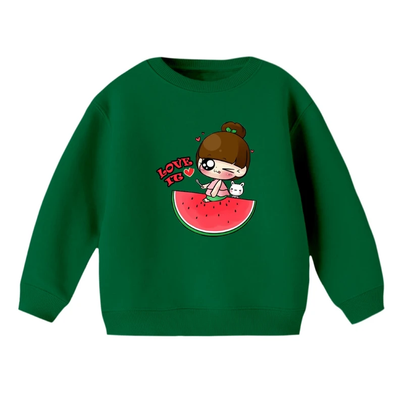 سویشرت بچگانه مدل دخترک یلدایی کد  18