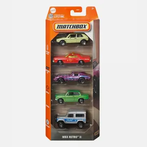 ماکت ماشین مچ‌باکس مدل  MBX Retro II کد C1817 / JBX26 مجموعه 5 عددی