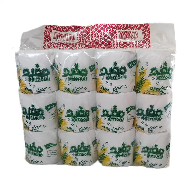 دستمال توالت مفید مدل RK01 بسته 12 عددی