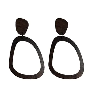 گوشواره زنانه مدل چوبی کد 04