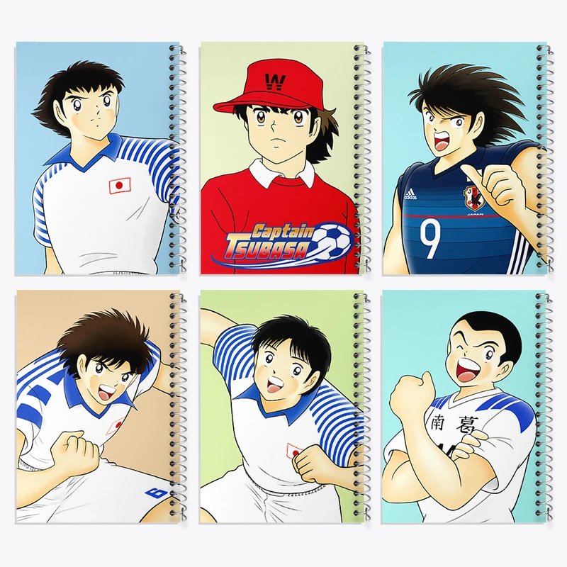 دفتر مشق 50 برگ خندالو طرح فوتبالیست ها کد 997 مجموعه 6 عددی