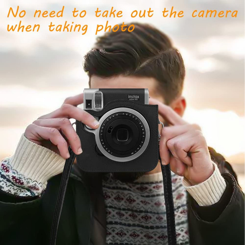 کیف دوربین فوجی فیلم مدل instax mini 90 leather 1