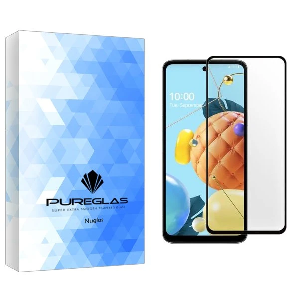 محافظ صفحه نمایش شیشه ای پیور گلس مدل NueGlas مناسب برای گوشی موبایل ال جی K62