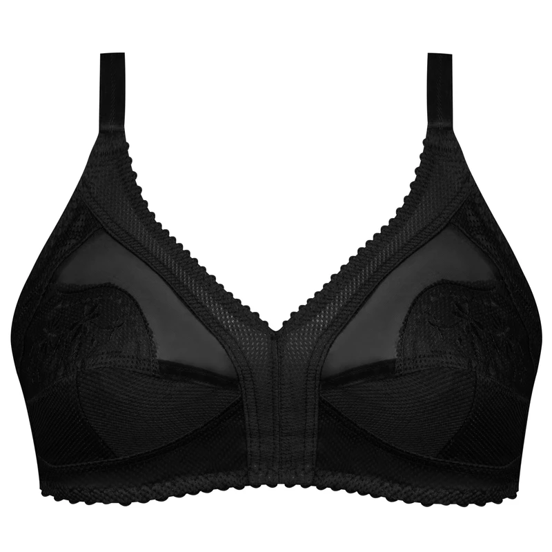 سوتین زنانه ماییلدا مدل بدون فنر گیپور گلدار کد 5056