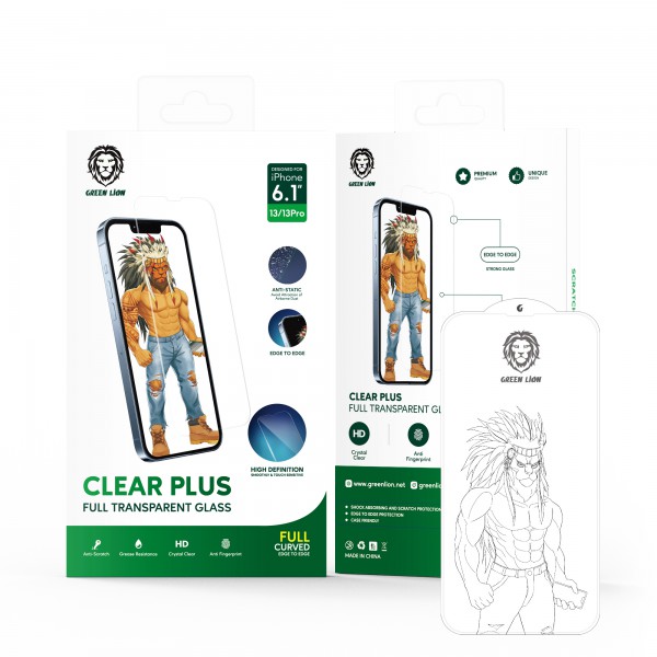 محافظ صفحه نمایش گرین مدل Clear Plus مناسب برای گوشی موبایل اپل iPhone 13/13 Pro