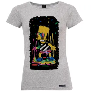 تی شرت آستین کوتاه زنانه 27 مدل Simpson Fondos کد MH1273