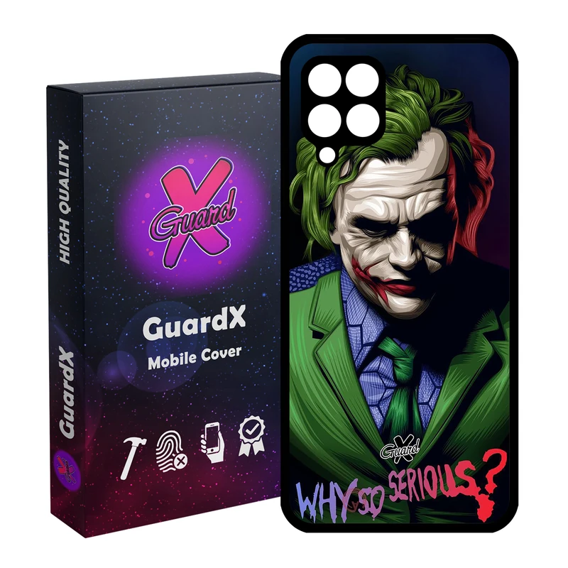 کاور گارد ایکس طرح Joker مدل Glass10187 مناسب برای گوشی موبایل سامسونگ Galaxy A12