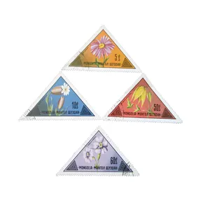 تمبر یادگاری مدل گلها کد DS2394 مجموعه 4 عددی