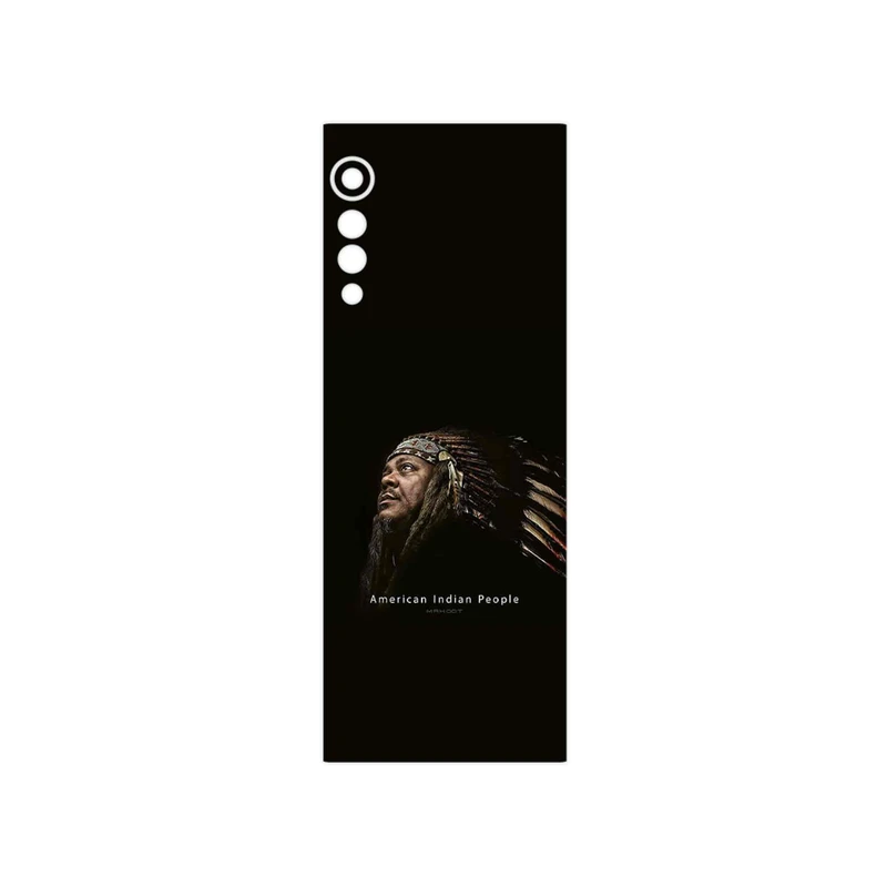 برچسب پوششی ماهوت مدل Portrait of an Indian Man مناسب برای گوشی موبایل ال جی Velvet 5G