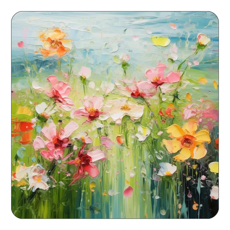 مگنت کاکتی طرح نقاشی رنگ روغن مدل mp71316