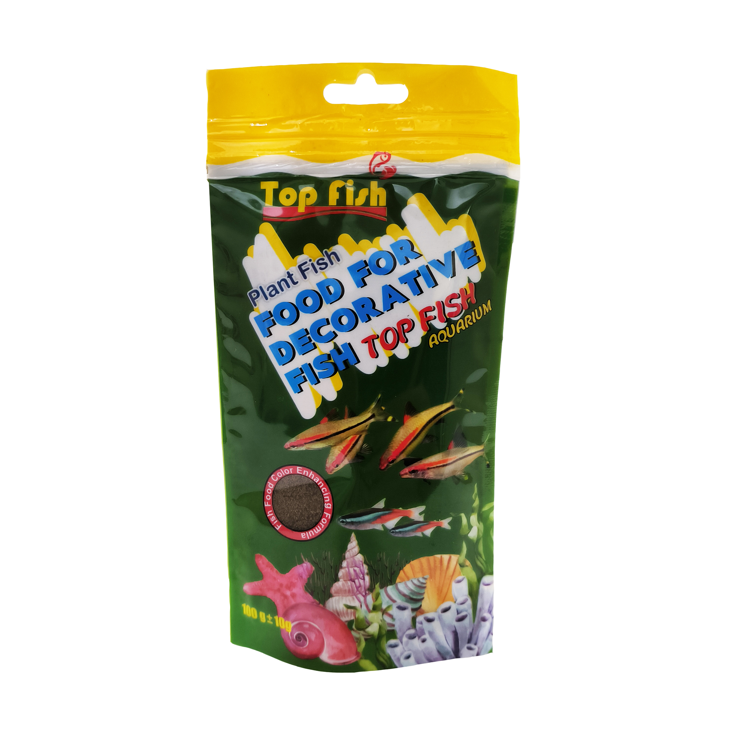 غذا ماهی تاپ فیش مدل Plant Fish وزن 100 گرم