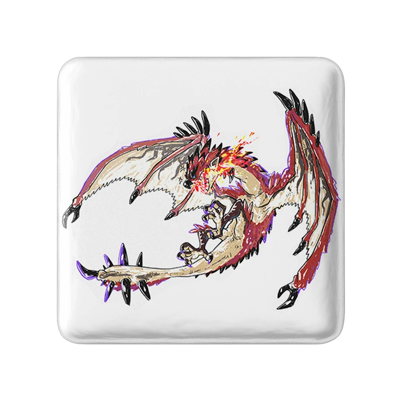 مگنت خندالو طرح بازی شکارچی هیولا (Monster Hunter) مدل مربعی کد 33269