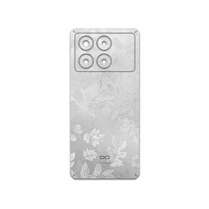 MAHOOT Silver-Wildflower Cover Sticker for Xiaomi Poco X6 Pro
