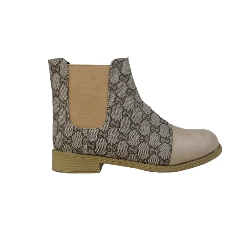 نیم بوت زنانه مدل هنگام سوییت رنگ کرم