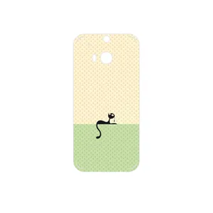 MAHOOT Minimal Internet Cat Icon Cover Sticker for HTC One M8