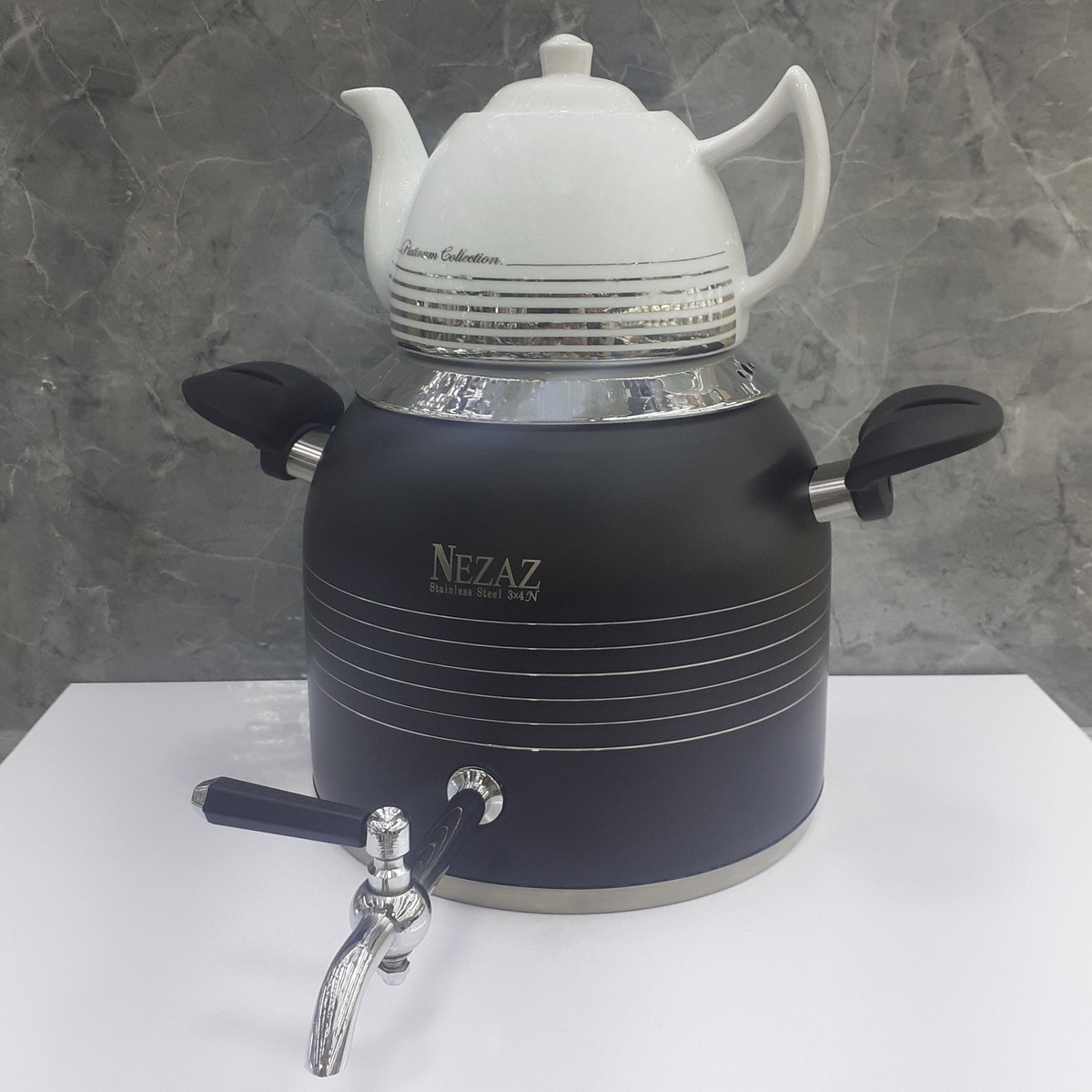 ست کتری و قوری نزاز مدل قالب ترک