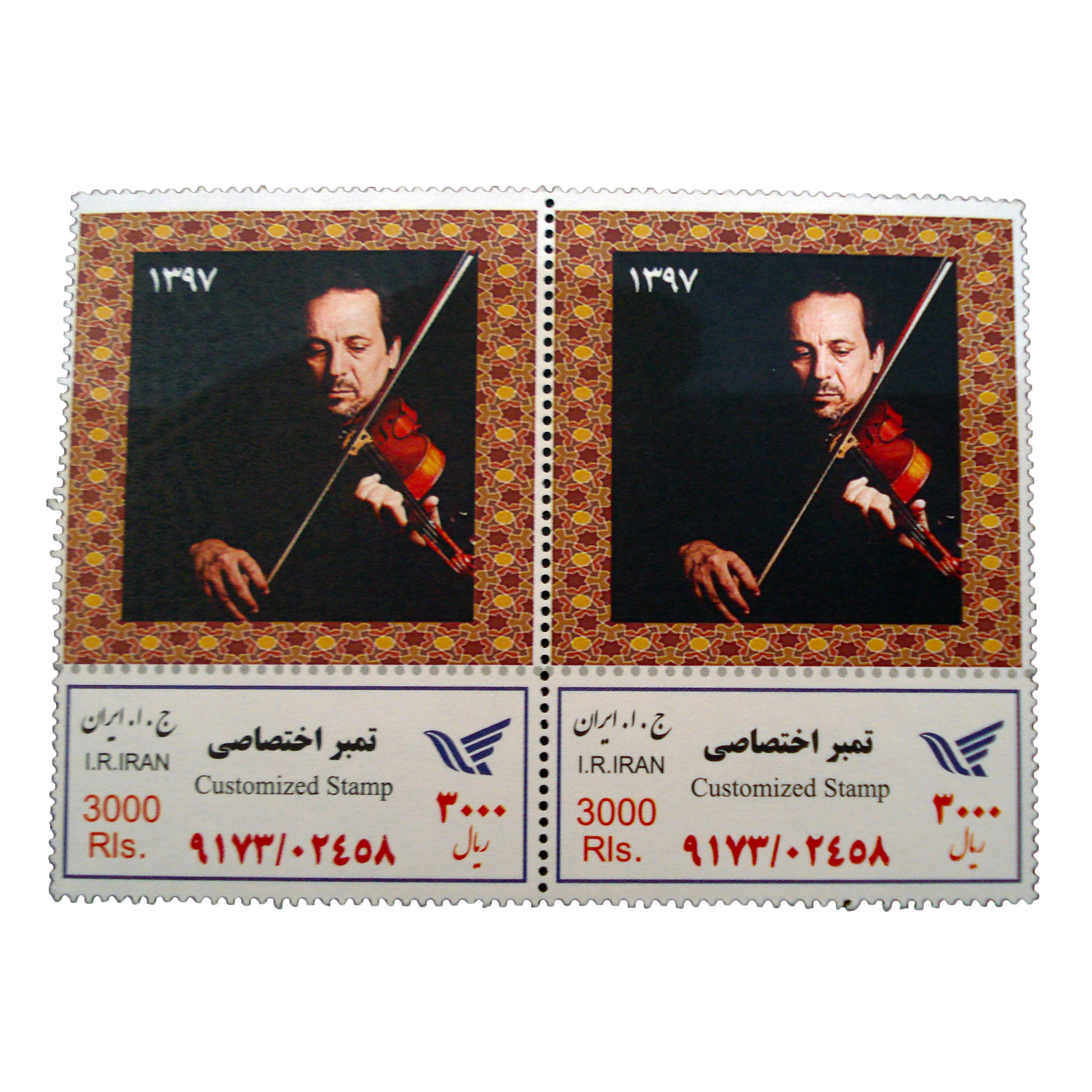 تمبر یادگاری مدل ملل کد bc-1742 بسته 2 عددی