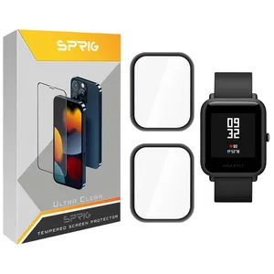 محافظ صفحه نمایش نانو اسپریگ مدل SPG مناسب برای ساعت هوشمند امیزفیت Bip U Pro بسته دو عددی