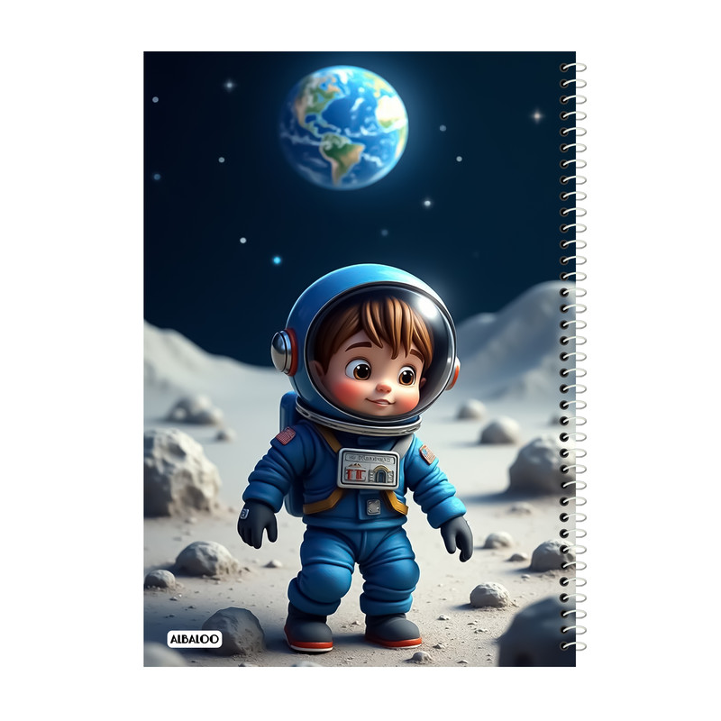 دفتر مشق 100 برگ آلبالو مدل فانتزی پسرانه کد 2309