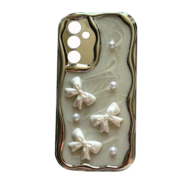 کاور طرح پاپیونی مدل Bow it054 مناسب برای گوشی موبایل سامسونگ Galaxy A54 / A54 5G