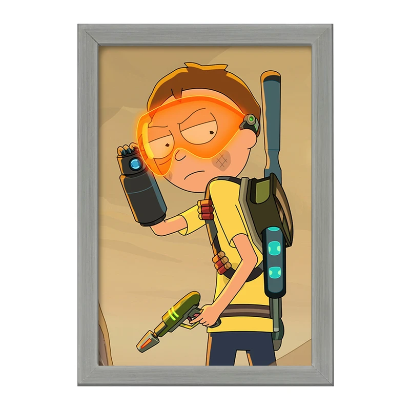 تابلو خندالو طرح انیمیشن ریک و مورتی Rick and Mort کد 26398