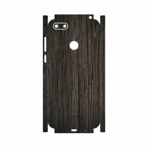 MAHOOT Burned Wood-FullSkin Cover Sticker for Motorola Moto E6 Plus