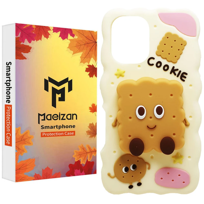 کاور پاییزان مدل کوکی سیلیکونی طرح فانتزی مناسب برای گوشی موبایل اپل IPhone 16 Pro Max