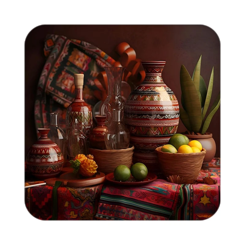 زیر لیوانی کاکتی طرح میوه مدل mp22130