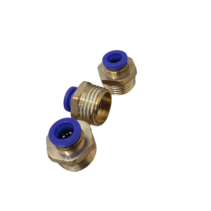 اتصال مستقیم مدل برنجی 1/2 به 8 مجموعه 3 عددی