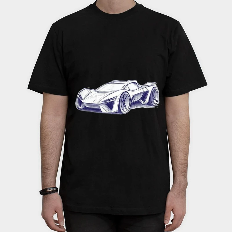 تیشرت آستین کوتاه مردانه مدل ماشین