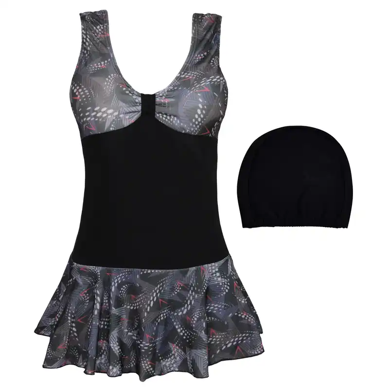 مایو زنانه مدل دامنی پد دار کد 4394-6