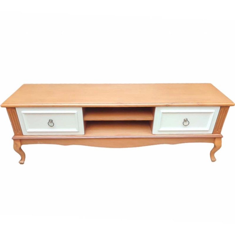 میز تلویزیون مدل سمن دوکشو راش SA400