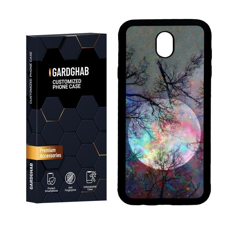 کاور گارد قاب مدل دور ژله ای منظره و طبیعت مناسب برای گوشی موبایل سامسونگ Galaxy J7 Pro