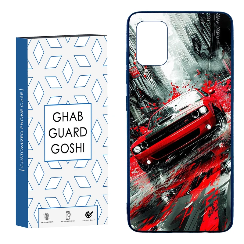 کاور قاب گارد گوشی طرح ماشین کد TPU-091 مناسب برای گوشی موبایل سامسونگ  Galaxy A51